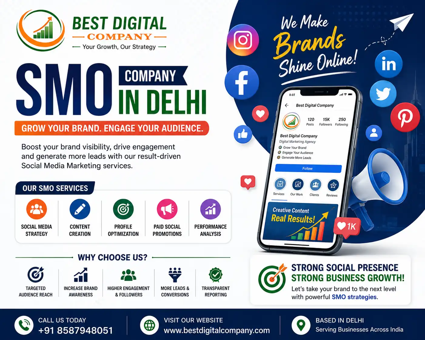 SMO Company in Delhi | Best Social Media Marketing Services for Business Growth